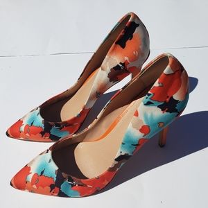 Charles David Charles brand Floral Heels Size 10